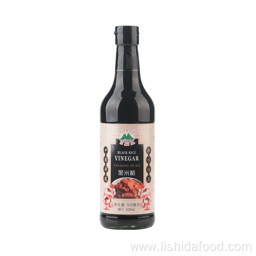 500ml Glass Bottle Black Rice Vinegar